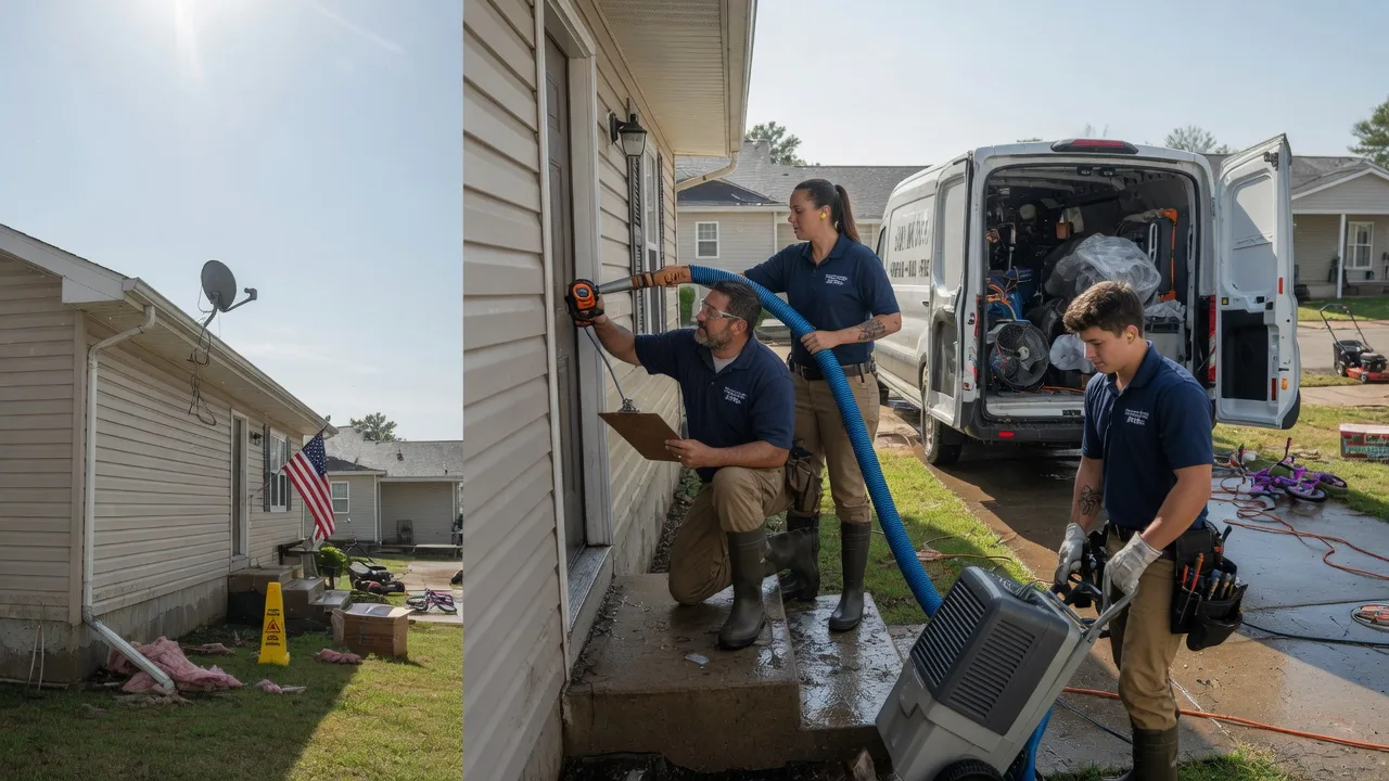 Ceiling Water Damage Restoration in Tulsa, OK near me